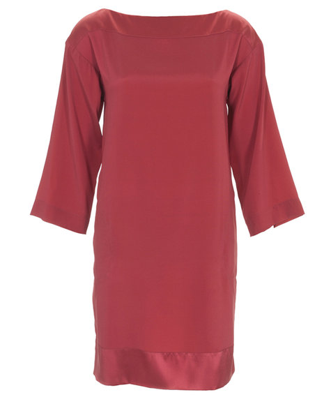 02/2012 Boat neck satin dress – Sewing Projects | BurdaStyle.com