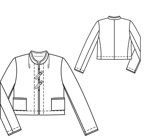 Mandarin Collar Jacket 02/2012 – Sewing Projects | BurdaStyle.com