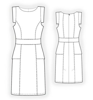 Denim Shift Dress – Sewing Projects | BurdaStyle.com