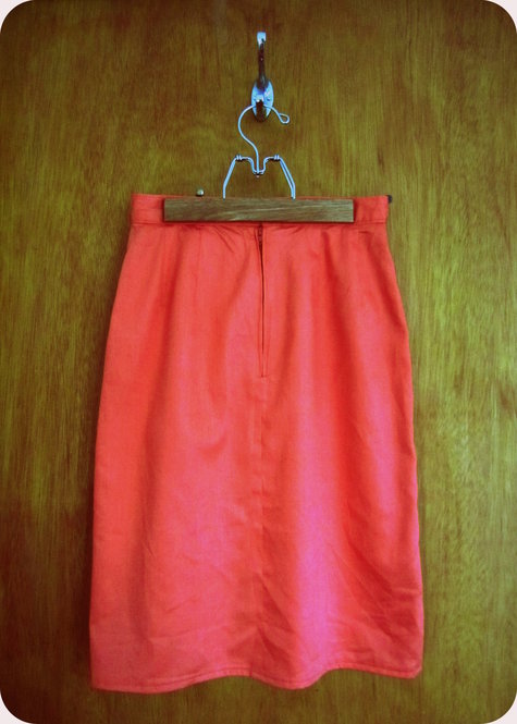 Tangerine overlap skirt. – Sewing Projects | BurdaStyle.com