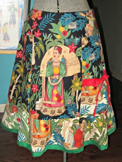 Frida Kahlo skirt – Sewing Projects | BurdaStyle.com