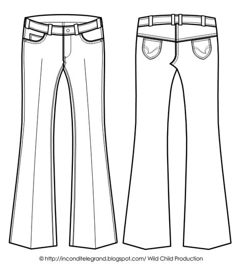 Bellbottom jeans – Sewing Projects | BurdaStyle.com