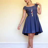 Swing Dress 08/2012 #133 – Sewing Patterns | BurdaStyle.com