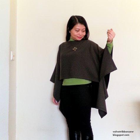 Japanese Inspiration Poncho – Sewing Projects | BurdaStyle.com